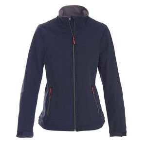 Printer Womens/Ladies Trial Soft Shell Jacket / Navy